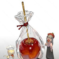 This is a pixiv picture whose title is りんごあめ.