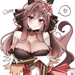 This is a pixiv picture whose title is 髪を下ろしたジェンティルドンナ.