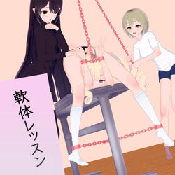 This is a pixiv picture whose title is 軟体レッスン.