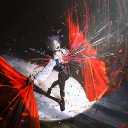 This is a pixiv picture whose title is 芝居の終焉.