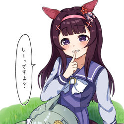 This is a pixiv picture whose title is もしもフラワーちゃんが高等部の先輩だったら.