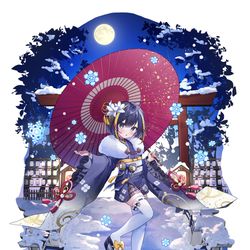 This is a pixiv picture whose title is 🐧❄️⛩️.