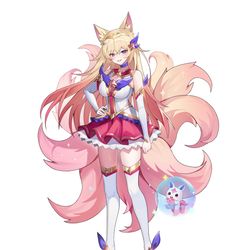 This is a pixiv picture whose title is Star Guardian ahri.