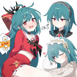 This is a pixiv picture whose title is 비앙카.