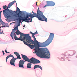This is a pixiv picture whose title is 蛇年贺图.