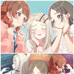 This is a pixiv picture whose title is 友達で、ライバルで.
