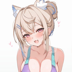 This is a pixiv picture whose title is Fuwawa 💙.