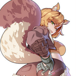 This is a pixiv picture whose title is Squirrel girl's booty..