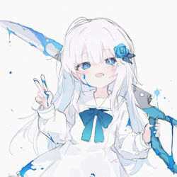 This is a pixiv picture whose title is 落描き.