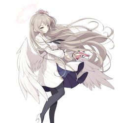 This is a pixiv picture whose title is シャーレ VS キヴォトス (019/100)  桐藤ナギサ.