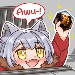 This is a pixiv picture whose title is Smol Assassin Doggo.