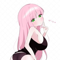 This is a pixiv picture whose title is ピース✌🏻🌸.