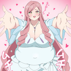 This is a pixiv picture whose title is むちむちぽっちゃりな羽々里さん.