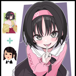 This is a pixiv picture whose title is 地雷系エリカ様.