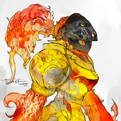 This is a pixiv picture whose title is グレンアルマ.