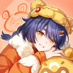 This is a pixiv picture whose title is smile.