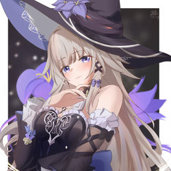 This is a pixiv picture whose title is 大黑塔女士.