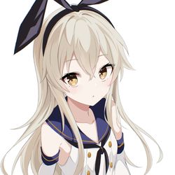 This is a pixiv picture whose title is 島風.