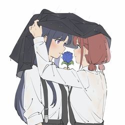 This is a pixiv picture whose title is 🌹.