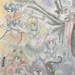 This is a pixiv picture whose title is 美少女戦士セーラーマーズ.