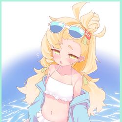 This is a pixiv picture whose title is パイパー・ウィール(水着).
