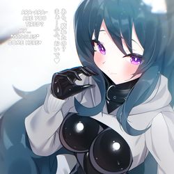 This is a pixiv picture whose title is "Come, rest on my lap ♥".
