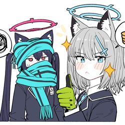 This is a pixiv picture whose title is 頼もしい先輩.