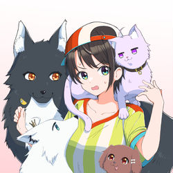 This is a pixiv picture whose title is 獣化したゲマズに好かれるスバルちゃん.