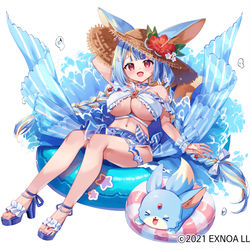 This is a pixiv picture whose title is 【エンジェリックリンク】 カーバンクル(水着).
