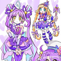 This is a pixiv picture whose title is あざとパープル25💜💜💜.