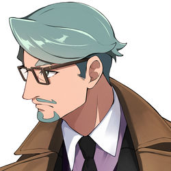 This is a pixiv picture whose title is 緑のおじさん.