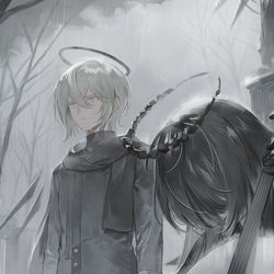 This is a pixiv picture whose title is The Giallos.
