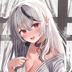 This is a pixiv picture whose title is せっかく入ったのに汗かいちゃった💦.
