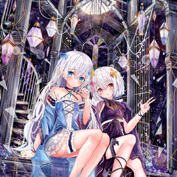 This is a pixiv picture whose title is 水晶宫.