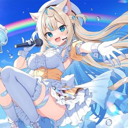 This is a pixiv picture whose title is にゃぷぷ・まりーな.
