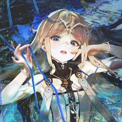 This is a pixiv picture whose title is 卡提希娅不希希.