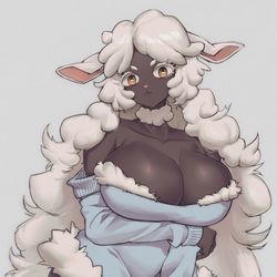 This is a pixiv picture whose title is 🐑.
