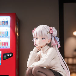 This is a pixiv picture whose title is 今汐.