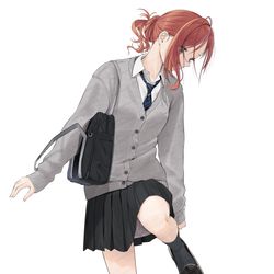 This is a pixiv picture whose title is JK夏葉.