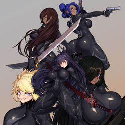 This is a pixiv picture whose title is Commission(戦うに値する).