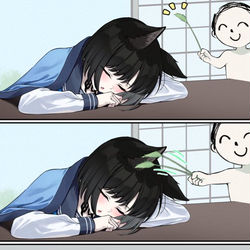 This is a pixiv picture whose title is いたずら.