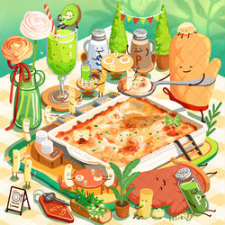 This is a pixiv picture whose title is グラタンビュッフェ.