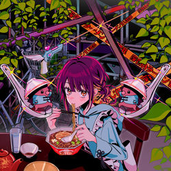 This is a pixiv picture whose title is ずとラ王.