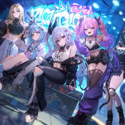 This is a pixiv picture whose title is FLOW GLOW.