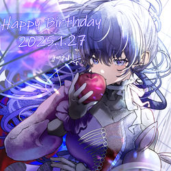 This is a pixiv picture whose title is 朝比奈まふゆ誕生祭2025.