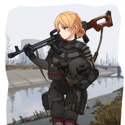 This is a pixiv picture whose title is STALKER 2 - Duty.