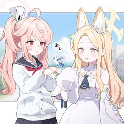 This is a pixiv picture whose title is 君たち仲良さそうだね.