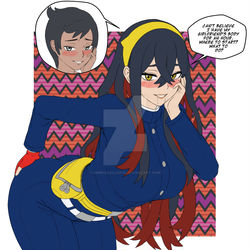 This is a pixiv picture whose title is Pokemon - Carmine takeover.