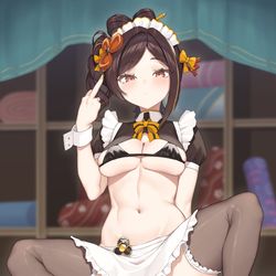 This is a pixiv picture whose title is 原神-千織.