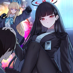 This is a pixiv picture whose title is 先生みたいな変態受け入れてあげる♡.